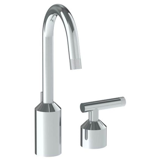 Watermark - Deck Mounted 2 Hole Extended Lavatory Set With Gooseneck Spout - Vintage Copper