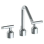 Watermark - Deck Mounted 3 Hole Lavatory Set With Angled Spout - Vintage Copper