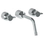 Watermark - Wall Mounted 3 Hole Lavatory Set with 8 3/4'' spout - Vintage Copper
