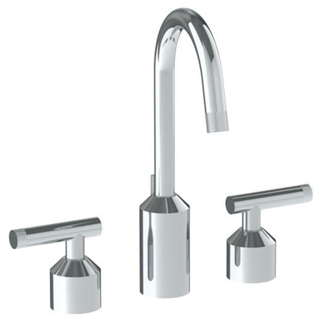 Watermark - Deck Mounted 3 Hole Extended Lavatory Set With Gooseneck Spout - Vintage Copper