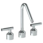 Watermark - Deck Mounted 3 Hole Kitchen Set With Angled Spout - Vintage Copper