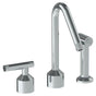 Watermark - Deck Mounted 3 Hole Kitchen Set  With Angled Spout- Includes Side Spray - Vintage Copper