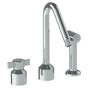 Watermark - Deck Mounted 3 Hole Kitchen Set  With Angled Spout- Includes Side Spray - Vintage Copper