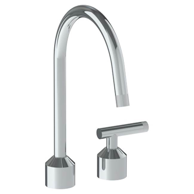 Watermark - Deck Mounted 2 Hole Kitchen Set With Gooseneck Spout - Vintage Copper