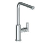 Watermark - Deck Mounted 1 Hole Square Top Kitchen Faucet with Pull Out Spray - High Spout - Vintage Copper