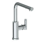 Watermark - Deck Mounted 1 Hole Square Top Kitchen Faucet with Pull Out Spray - Low Spout - Vintage Copper