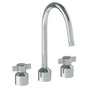 Watermark - Deck Mounted 3 Hole Kitchen Set With Gooseneck Spout - Vintage Copper