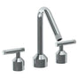 Watermark - Deck Mounted 3 Hole Bath set with Angled Spout - Vintage Copper