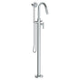 Watermark - Single Hole Floor Standing Bath Set with Hand Shower - Vintage Copper
