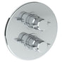 Watermark - Wall Mounted Thermostatic Shower Trim with built-in control, 7 1/2'' dia. - Vintage Copper