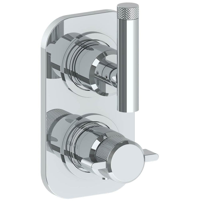 Watermark - Wall Mounted Mini Thermostatic Shower Trim with built-in control, 3 1/2'' - Vintage Copper
