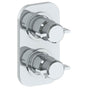 Watermark - Wall Mounted Mini Thermostatic Shower Trim with built-in control, 3 1/2'' - Vintage Copper