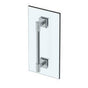 Watermark - Sense 24'' Shower Door Pull / Glass Mount Towel Bar - Vintage Copper