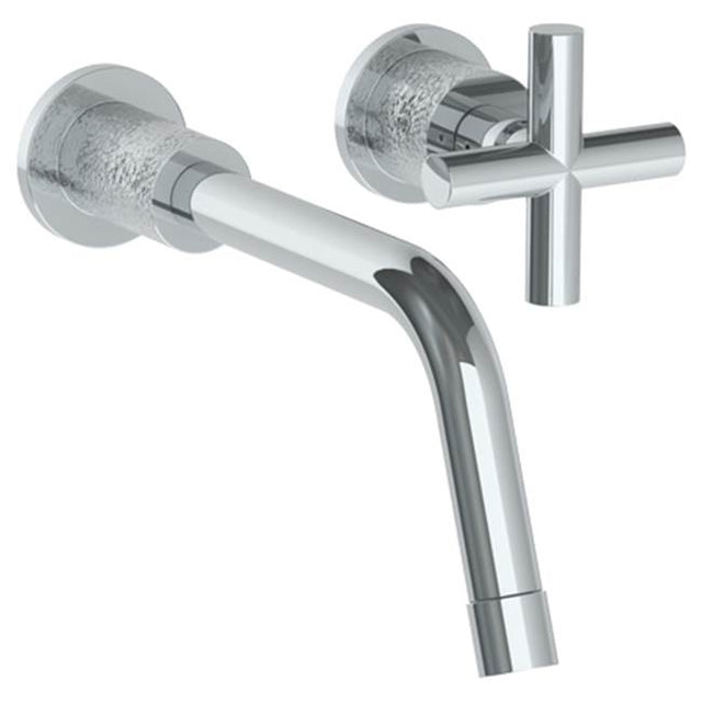Watermark - Wall Mounted 2 Hole Lavatory Set with 8 3/4'' Spout - Vintage Copper