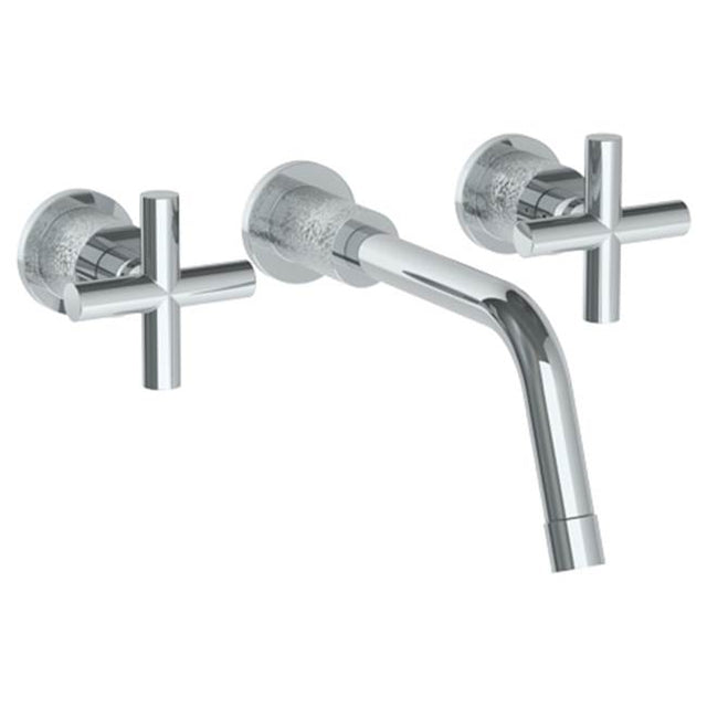 Watermark - Wall Mounted 3 Hole Lavatory Set with 8 3/4'' Spout - Vintage Copper