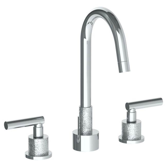 Watermark - Deck Mounted 3 Hole Extended Spout Lavatory Set - Vintage Copper