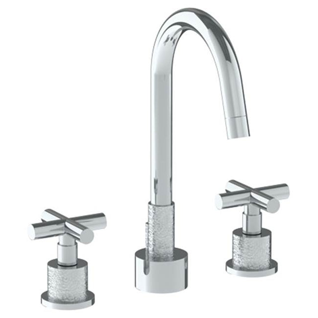 Watermark - Deck Mounted 3 Hole Extended Spout Lavatory Set - Vintage Copper