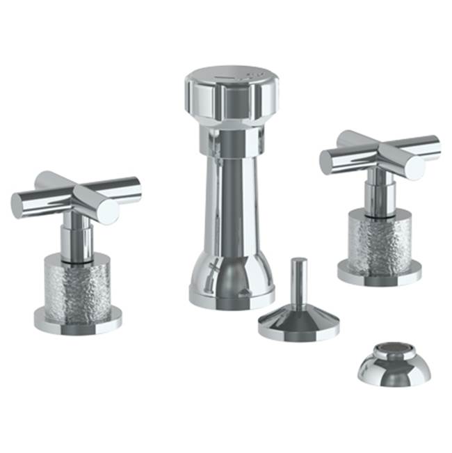Watermark - Deck Mounted 4-Hole Bidet - Vintage Brass