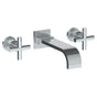 Watermark - Wall Mounted 3 Hole Bath Set - Vintage Brass