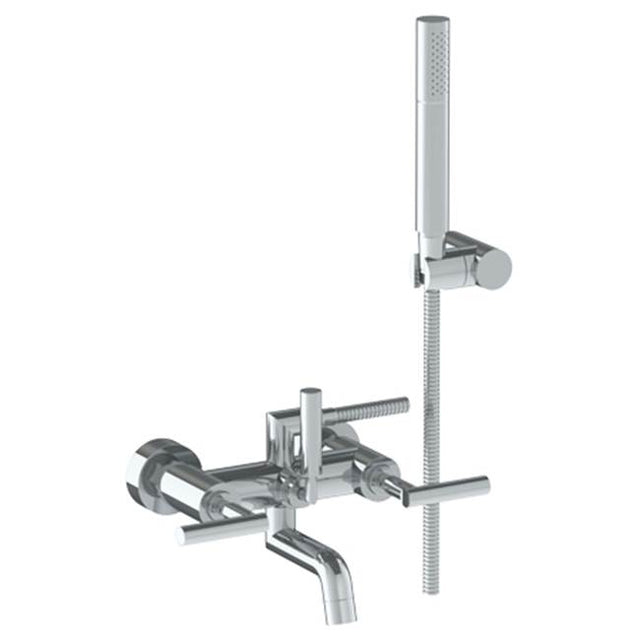 Watermark - Wall Mounted Exposed Bath Set with Hand Shower - Vintage Copper