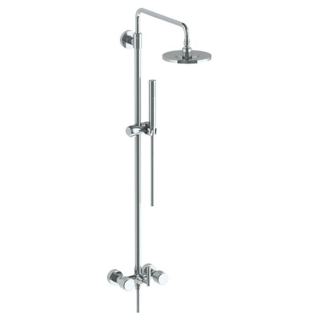 Watermark - Wall Mounted Exposed Shower with Hand Shower - Satin Nickel