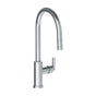 Watermark - Deck Mounted 1 Hole Gooseneck Kitchen Faucet with Pull Down Spray - High Spout - Vintage Copper