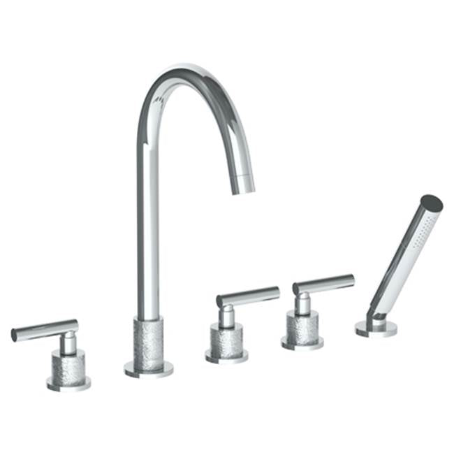 Watermark - Deck Mounted 5 Hole Bath Set - Vintage Copper