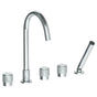 Watermark - Deck Mounted 5 Hole Bath Set - Vintage Copper