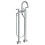 Watermark - Floor Standing Bath Set with Slim Hand Shower - Vintage Copper