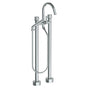Watermark - Floor Standing Bath Set with Slim Hand Shower - Vintage Copper