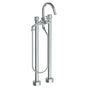 Watermark - Floor Standing Bath Set with Hand Shower - Vintage Copper