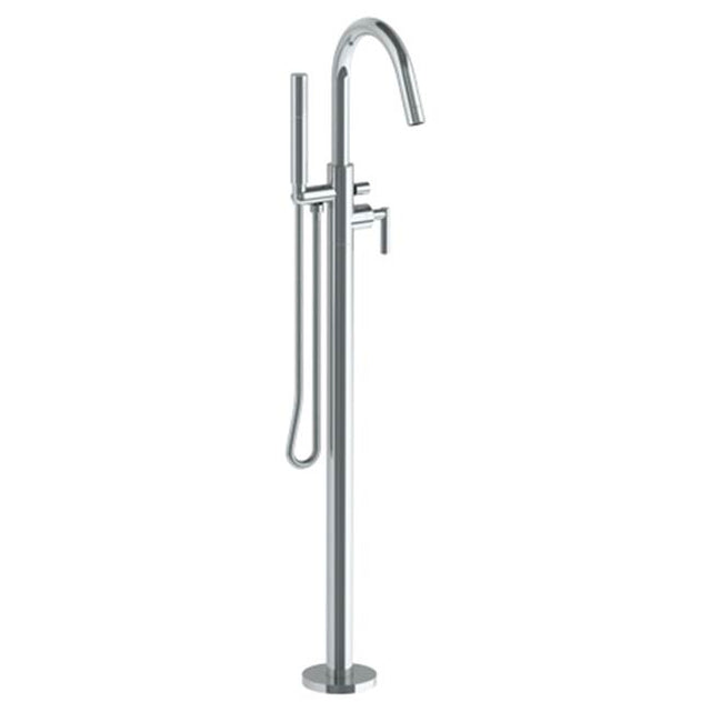 Watermark - Single Hole Floor Standing Bath Set with Hand Shower - Vintage Copper