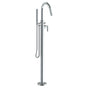 Watermark - Single Hole Floor Standing Bath Set with Hand Shower - Vintage Copper