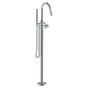 Watermark - Single Hole Floor Standing Bath Set with Hand Shower - Vintage Copper