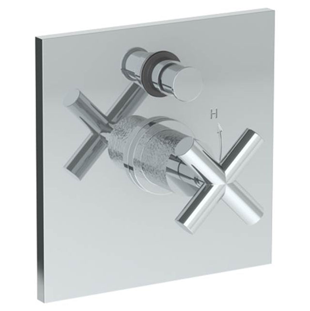 Watermark - Wall Mounted Pressure Balance Shower Trim with Diverter, 7'' - Vintage Copper