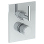 Watermark - Wall Mounted Thermostatic Shower Trim with built-in control, 6 1/4'' X 8'' - Vintage Copper