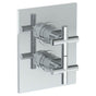 Watermark - Wall Mounted Thermostatic Shower Trim with built-in control, 6 1/4'' X 8'' - Vintage Copper