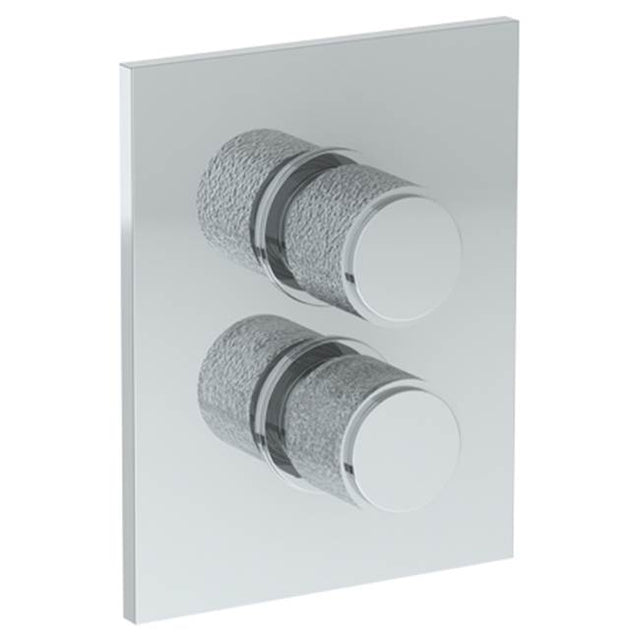 Watermark - Wall Mounted Thermostatic Shower Trim with built-in control, 6 1/4'' X 8'' - Vintage Copper