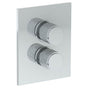 Watermark - Wall Mounted Thermostatic Shower Trim with built-in control, 6 1/4'' X 8'' - Vintage Copper