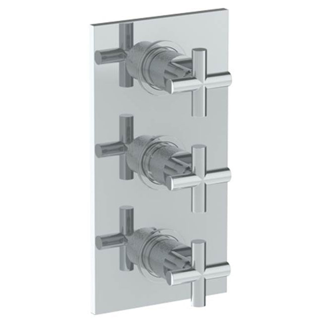 Watermark - Wall Mounted Thermostatic Shower Trim with 2 built-in controls, 6 1/4'' x 12'' - Vintage Copper