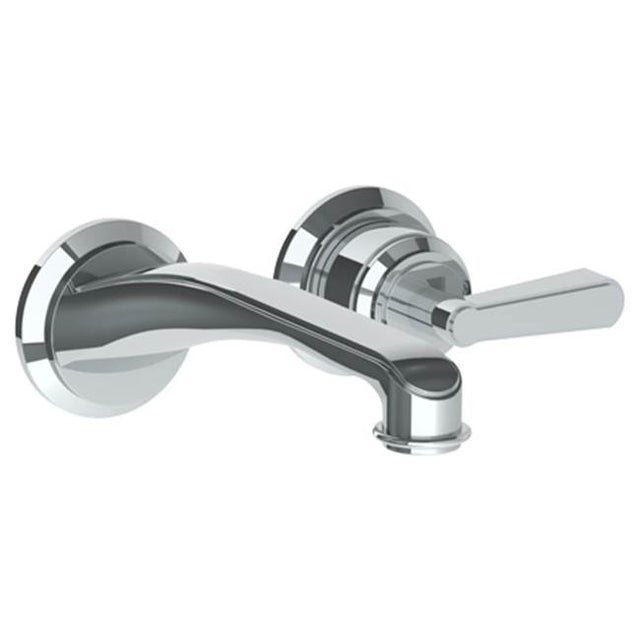 Watermark - Wall Mounted 2 Hole Lavatory Set with 8'' CTC Spout - Vintage Copper