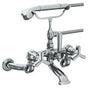 Watermark - Wall Mounted Exposed Bath Set with Hand Shower - Vintage Copper