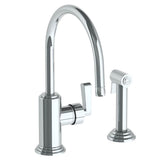 Watermark - Deck Mounted 2 Hole Kitchen Set - Includes Side Spray - Saint Bronze