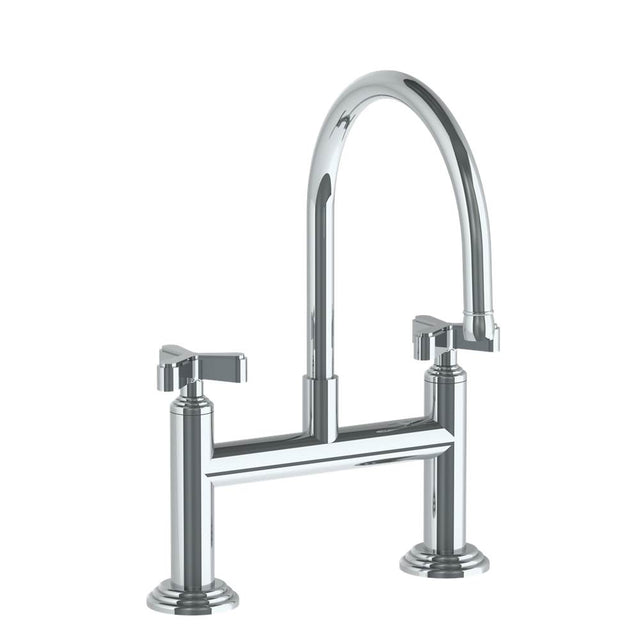 Watermark - Deck Mounted Bridge Kitchen Faucet - Vintage Copper