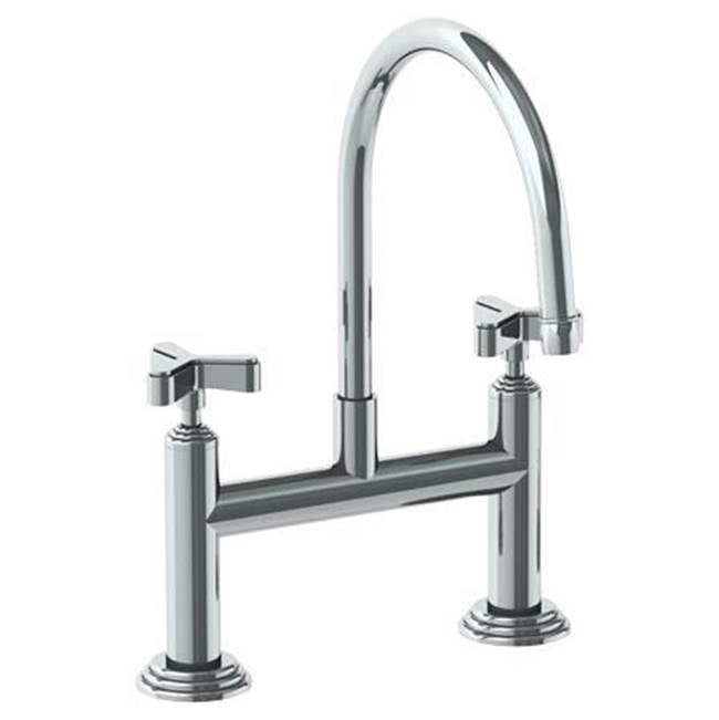 Watermark - Deck Mounted Bridge Kitchen Faucet - Vintage Copper