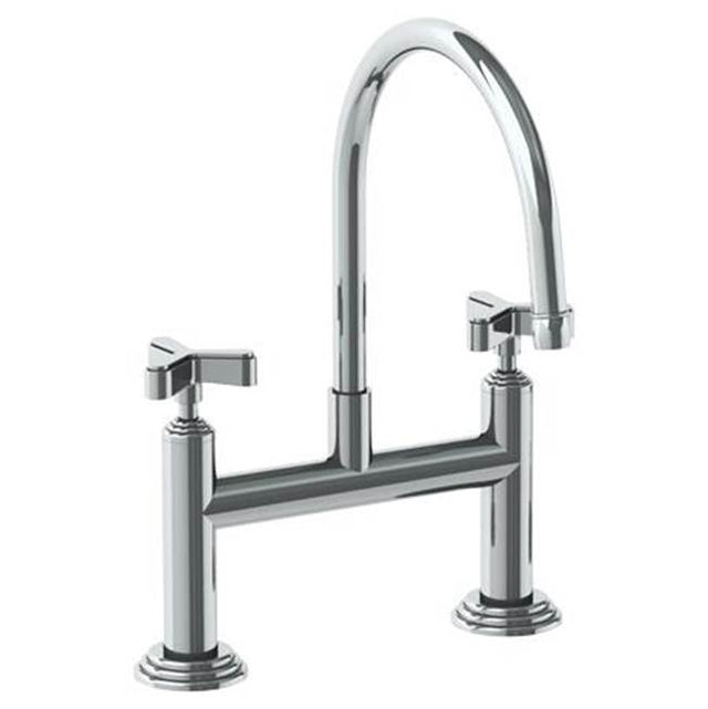 Watermark - Deck Mounted Bridge Kitchen Faucet - Vintage Copper