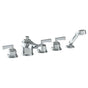 Watermark - Deck Mounted 5 Hole Bath Set - Vintage Copper