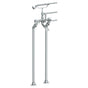 Watermark - Floor Standing Bath Set with Hand Shower - Vintage Copper
