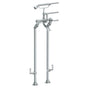 Watermark - Floor Standing Bath Set with Hand Shower - Vintage Copper