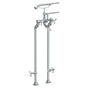 Watermark - Floor Standing Bath Set with Hand Shower - Vintage Copper